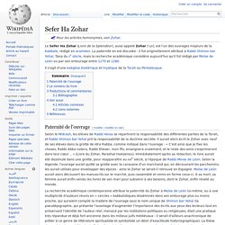 Sefer Ha Zohar wikipedia