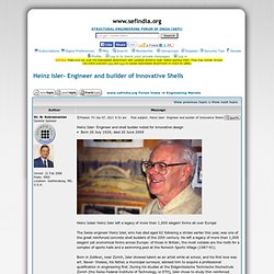View topic - Heinz Isler- Engineer and builder of Innovative Shells