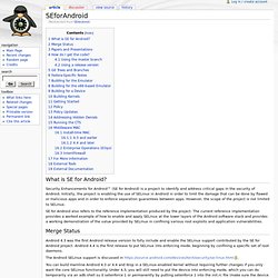 SEAndroid - SELinux Wiki
