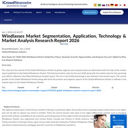 Windlasses Market Segmentation, Application, Technology & Market Analysis Research Report 2026