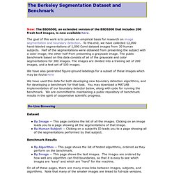 The Berkeley Segmentation Dataset and Benchmark