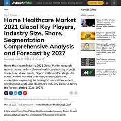 Home Healthcare Market 2021 Global Key Players, Industry Size, Share, Segmentation, Comprehensive Analysis and Forecast by 2027