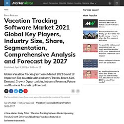 Vacation Tracking Software Market 2021 Global Key Players, Industry Size, Share, Segmentation, Comprehensive Analysis and Forecast by 2027