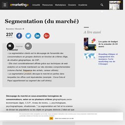 Segmentation (du marché)