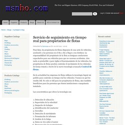 Servicio de seguimiento en tiempo real para propietarios de flotas
