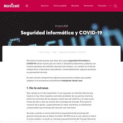 Seguridad informática y COVID19 - Novicell