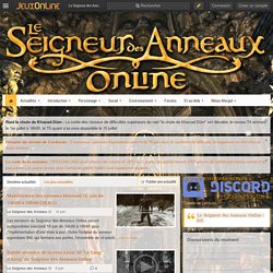 The Lord of the Rings Online - JeuxOnLine, le réseau des MMORPG