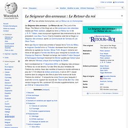Le Retour Du Roi wiki