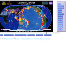 Seismic Monitor - Recent Earthquakes