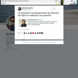 Michiel Hendrikx on Twitter: "15 seizoenen toonaangevende top televisie. Als kijker en redacteur van genoten.… "
