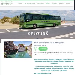 Séjours — Voyages & Autocars Roquet