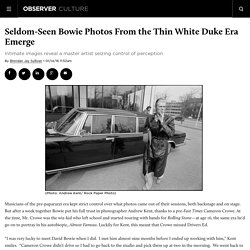 Seldom-Seen Bowie Photos From the Thin White Duke Era Emerge