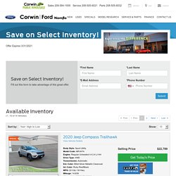 Corwin Ford Specials Nampa, ID