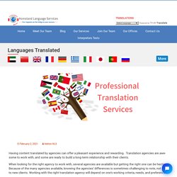 How To Select The Right Translation Agencies New York