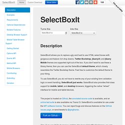 SelectBoxIt - A jQuery Select Box Plugin