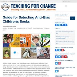 Guide for Selecting Anti-Bias Children's Books - Teaching for Change : Teaching for Change