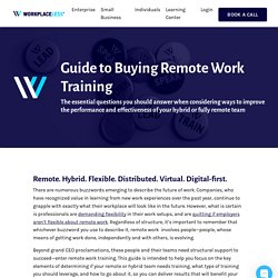 Guide to Selecting Remote Work Training