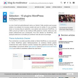 Sélection : 10 plugins WordPress indispensables