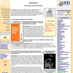 BD Sélection, Interview A. Baraou Dalle-Rive, Anne Baraou & Fann