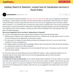 Jobskey Search & Selection- contact here for Saudization services in Saudi Arabia