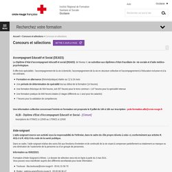 Concours et sélections - Institut de formation Croix-Rouge - Occitanie