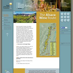 The Alsace wine route, Tourism