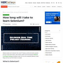 Selenium Real Time Project Training