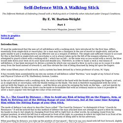 Self-Defence With A Walking Stick 1