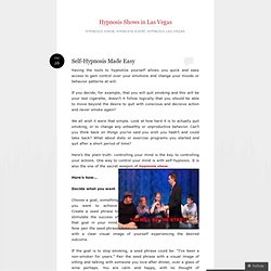 Hypnosis Shows in Las Vegas