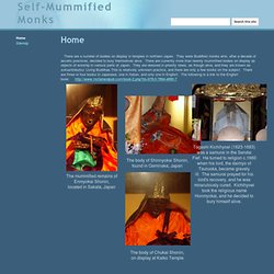 Self-Mummified Monks