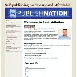 Self publish in the uk for £95 - contact
