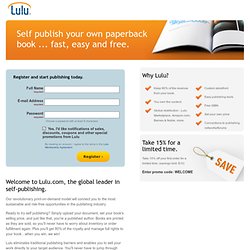 Self Publishing - Lulu.com