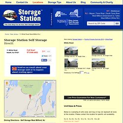 Self Storage in West Milford New Jersey