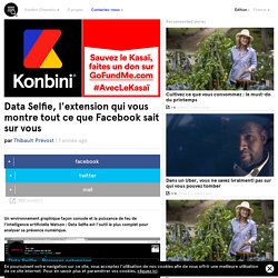Data Selfie, l'extension qui vous montre tout ce que Facebook sait sur vous