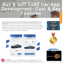 Buy & Sell Used Car App Development- Cost & Key Features