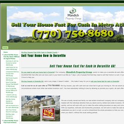 Sell Your Home Now In Doraville - Sell Your House Fast For Cash