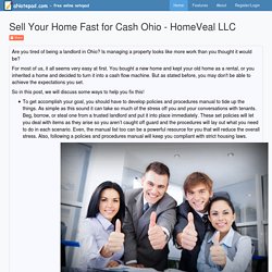 Sell Your Home Fast for Cash Ohio - HomeVeal LLC