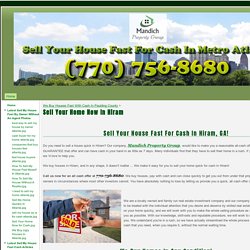 Sell Your Home Now In Hiram - Sell Your House Fast For Cash