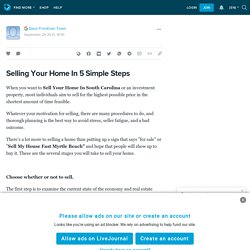 Selling Your Home In 5 Simple Steps: ext_5816733 — LiveJournal