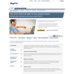 Selling Digital Goods? PayPal Makes it Easy to Collect Payments