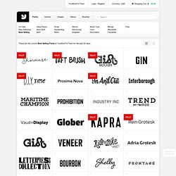 Best Selling Fonts