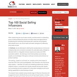 Top 100 Social Selling Influencers