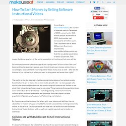 How To Earn Money by Selling Software Instructional Videos - Aurora