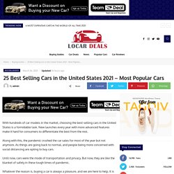 25 Best Selling Cars in the United States 2021 - Most Popular Cars