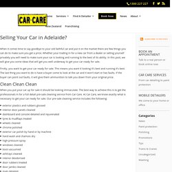 Selling Your Car in Adelaide?