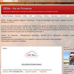 SEMa - Aix en Provence : Events