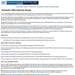 C Semantic Web Interest Group (SWIG)