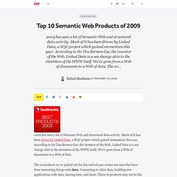 Top 10 Semantic Web Products of 2009