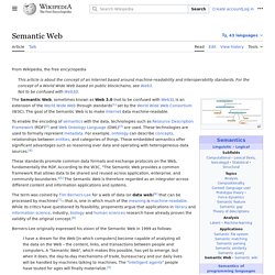 Semantic Web - Wikipedia