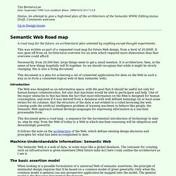 Semantic Web roadmap
